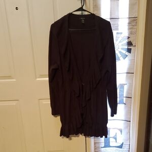 Style & Co. Women's Deep Purple Cardigan
